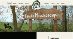 Desktop Screenshot of macchiacupa.it